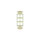 Cadre d'insertion Multimedia Leviton 41646-i ivoire