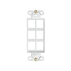 Leviton 41646-W Plaque murale Decora