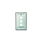 Plaque murale Leviton 43080-1l3 acier inoxydable