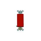 Interrupteur à bascule Decora Leviton 5621-2r rouge