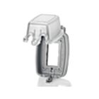 Leviton 5980-CL Couvercle 1 groupe très résistant aux intempéries pendant l'utilisation pour ouverture GFCI/Decora uniquement, vertical, transparent