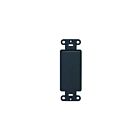 Plaque murale obturatrice Leviton 80414-e noir