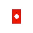 Plaque murale 1 dispositif Leviton 80704-r rouge