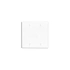 Leviton 80725-W Plaque murale vierge à 2 groupes