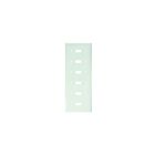 Plaque murale pour interrupteur 6 dispositifs Leviton 80736-w blanc
