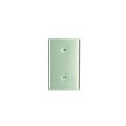 Plaque murale 1 dispositif Leviton 84019-40 argent