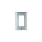 Plaque murale Decora Leviton 84401-40 acier inoxydable