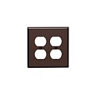 Leviton Lev-80516 Plaque murale pour prise duplex à 2 prises