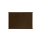Leviton Lev-85033 Plaque murale 3-Gang sans obturateur