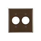 Leviton lev-85052 Brun Plaque murale de prise de courant unique