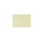 Leviton Lev-86035 Plaque murale vierge à 3 groupes