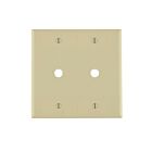 Leviton Lev-86062 Plaque murale pour câbles à 2 groupes