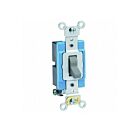Interrupteur à bascule Leviton 1201-2gy gris