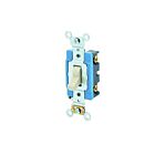Interrupteur à bascule Leviton 1201-lhi ivoire