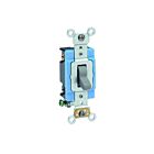 Interrupteur à bascule Leviton 1202-2gy gris