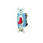 Interrupteur à bascule Leviton 1203-2r rouge