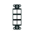 Cadre d'insertion Multimedia Leviton 41646-e noir