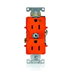 Prise de courant Leviton 5262-ig orange