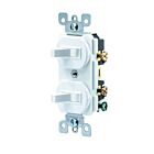 Style duplex Leviton 5334-i ivoire