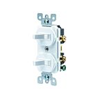 Interrupteur à bascule Leviton 5334-w blanc