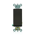 Interrupteur à bascule Decora Leviton 5621-2e noir