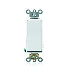 Interrupteur à bascule Decora Leviton 5621-2w blanc