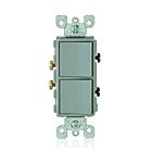 Interrupteur à bascule Decora Leviton 5634-gy gris