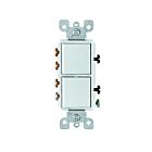 Interrupteur à bascule Decora Leviton 5640-w blanc