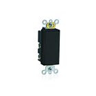Interrupteur Decora commercial Leviton 5657-2e ebène