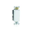 Interrupteur à bascule Decora Leviton 5657-2w blanc