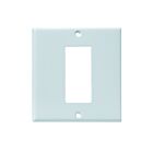 Plaque murale 1 dispositif Leviton 6198-w blanc