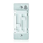 Gradateur ventilateur et éclairage Leviton 66df-10w blanc