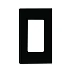 Plaque murale pour 1 dispositif décorateur Leviton 80301-se noir