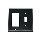 Plaque murale combinée Leviton 80405-e noir