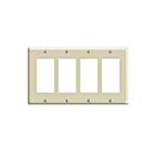 Plaque murale pour dispositif décorateur Leviton 80412-t amande pâle