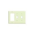 Plaque murale combinée Leviton 80421-w blanc