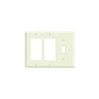 Plaque murale combinée Leviton 80431-w blanc