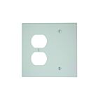 Plaque murale combinée 2 dispositifs Leviton 80508-w blanc