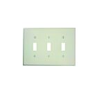 Plaque murale 3 dispositifs Leviton 80511-i ivoire