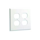 Plaque murale 2 dispositifs Leviton 80516-i ivoire