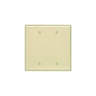 Plaque murale 2 dispositifs Leviton 80525-i ivoire