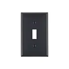 Plaque murale 1 dispositif Leviton 80701-e noir