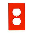 Plaque murale pour prise double Leviton 80703-org orange