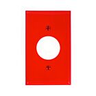 Plaque murale 1 dispositif Leviton 80704-r rouge