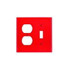 Plaque murale 2 dispositifs Leviton 80705-r rouge