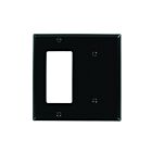 Plaque murale pour dispositif décorateur Leviton 80708-e noir