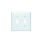 Plaque murale 2 dispositifs Leviton 80709-w blanc