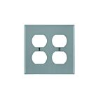 Plaque murale 2 dispositifs Leviton 80716-gy gris
