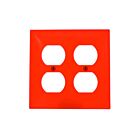 Plaque murale 2 dispositifs Leviton 80716-org orange