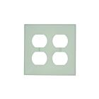 Plaque pour prise double Leviton 80716-t amande pâle